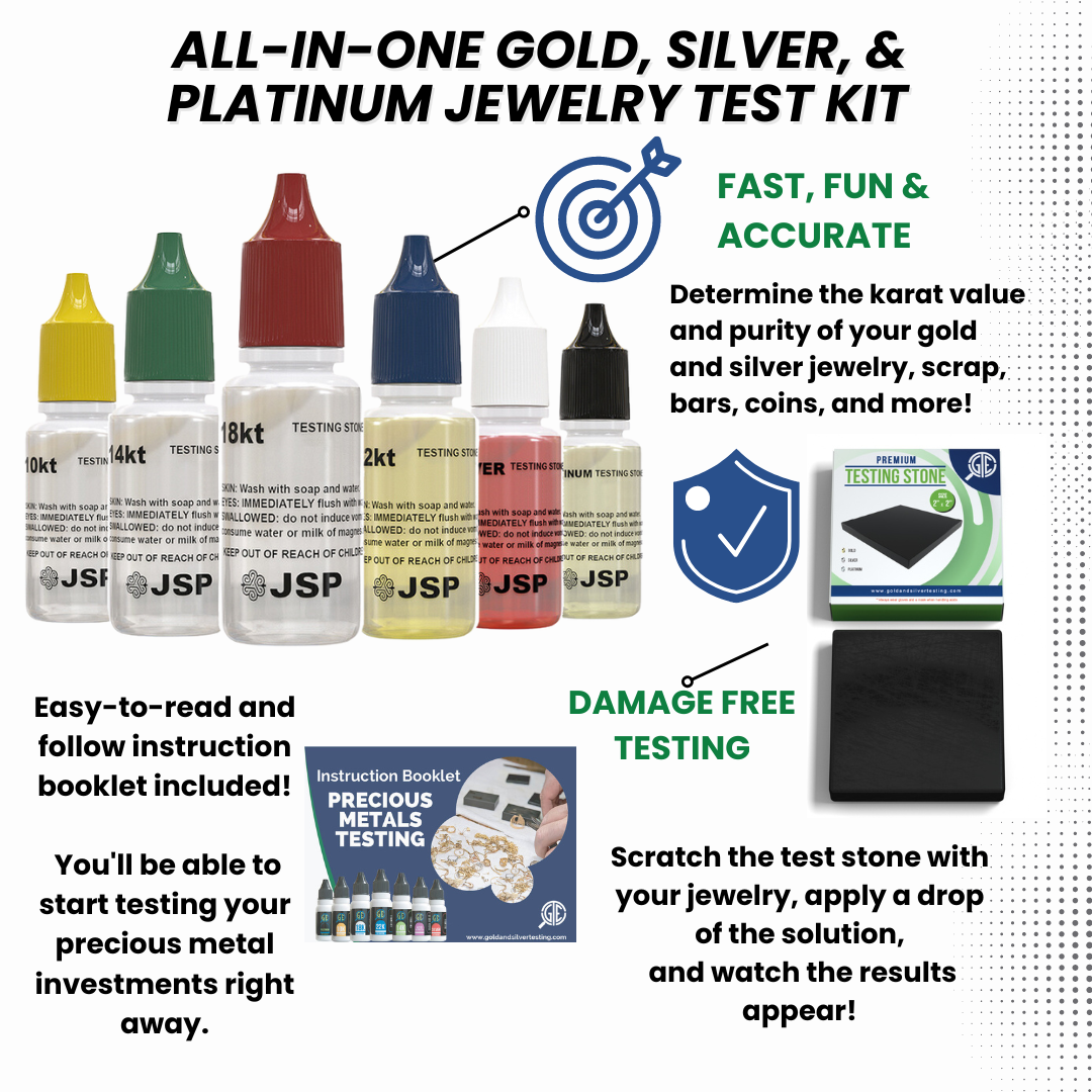 Gold Testing Kit Set Acid, Gold Tester Professional