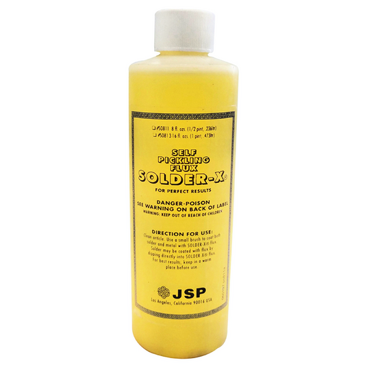 JSP SOLDER-X Self-Pickling Flux – Professional Jewelry Soldering for Gold, Silver & Platinum (8 oz)