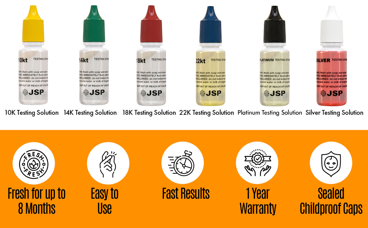 Gold, Silver & Platinum Metal Testing Solutions Contenti 450-206-GRP