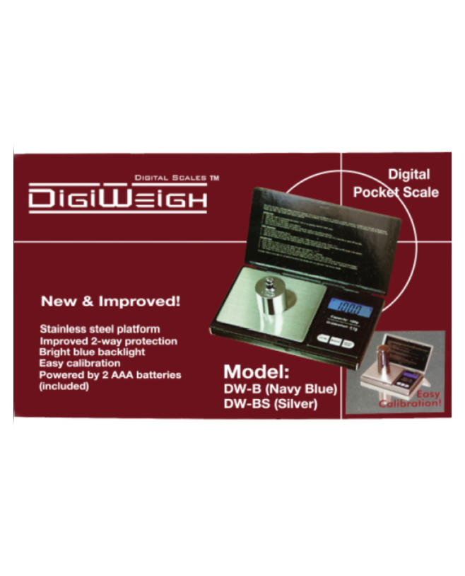 Digiweigh DW-BX Digital Pocket Scales, 600g x 0.1g