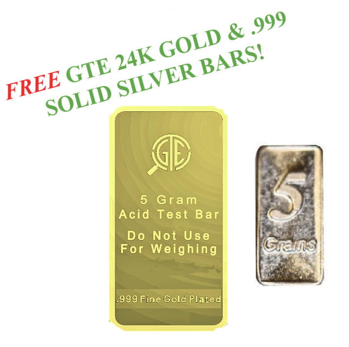 DigiWeigh Puritest Gold Silver Test Kit 10K 14K 18K 22K Platinum Jewelry 24K Scrap Tester
