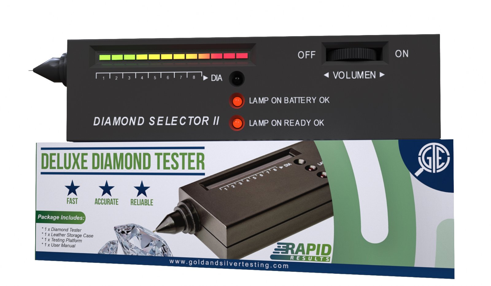 diamond testing pen diamond tester Diamond selector 2 in 1