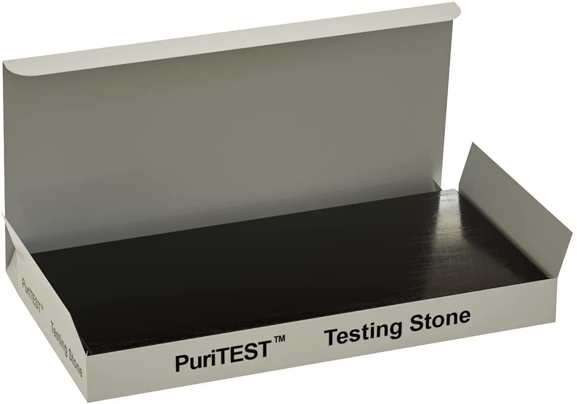 JSP Gold Silver Test Kit 10K 14K 18K 24K Platinum Jewelry Precious Metals Tester Bar w/ Puritest White Test Stone
