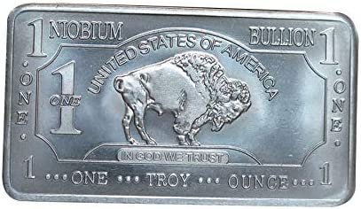 1 oz One Troy Ounce USA American Buffalo .999 Fine Niobium Bullion Bar –  GOLD TESTING EQUIPMENT