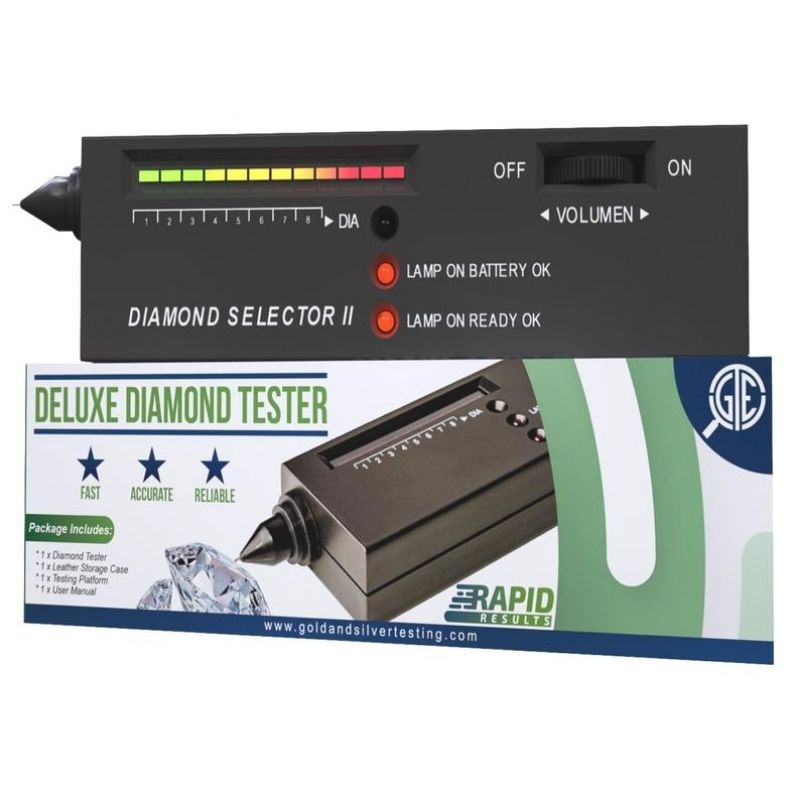 Diamond Tester Jewelry Selector ll Gemstone Tool Gems Test LED Audio Checker